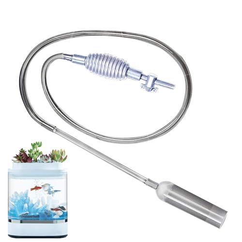 Aquarium-Siphon-Staubsauger, 1,7 m Aquarium-Kies-Reinigungspumpe, Wasserwechselschlauch mit Schlauch, 1,7 m, einfach zu bedienende Siphonpumpe für Wartung und Schmutzentfernung Aquarium-Siphon-Staubsauger, 1,7 m Aquarium-Kies-Reinigungspumpe, Wasserwechselschlauch mit Schlauch, 1,7 m, einfach zu bedienende Siphonpumpe für Wartung und Schmutzentfernung von Generisch