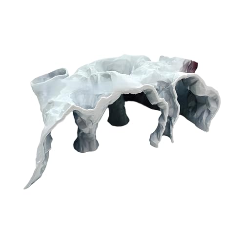 Aquarium-Versteck, Aquarium-Tunnelhöhle für kleine Fische und Reptilien, Unterwasser-Unterwasser-Dekoration für Betta Guppy Buntbarsch, ABS-Material, S, M, L Aquarium-Versteck, Aquarium-Tunnelhöhle für kleine Fische und Reptilien, Unterwasser-Unterwasser-Dekoration für Betta Guppy Buntbarsch, ABS-Material, S, M, L von Generisch