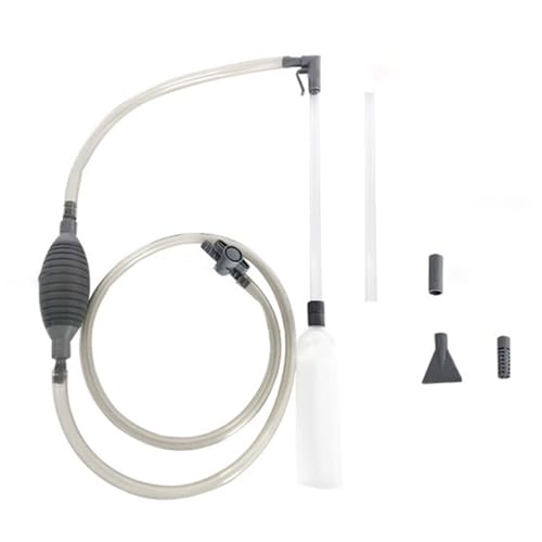 Aquarium-Wasserwechsler, Aquarium-Staubsauger, Kiesreiniger, gefilterte Handstaubsauger-Siphon-Pumpe, 3-in-1-Wasserwechsler und Kies-Unterlegscheibe für Aquarium, Siphon, Staubsauger, Kiesreiniger-Set von Generisch