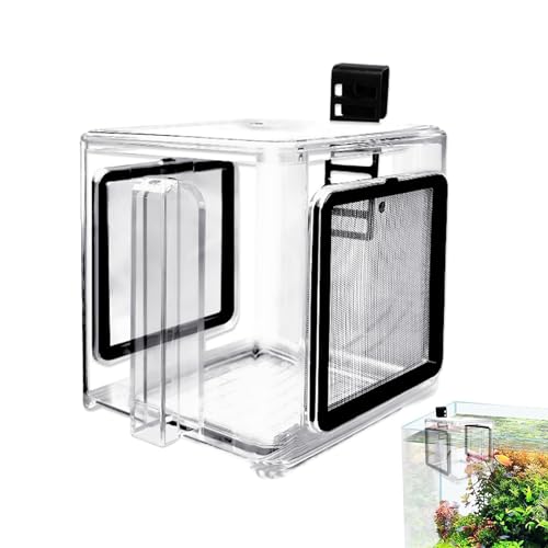 Aquarium-Züchterbox, hängbarer Aquarium-Brutkasten | Schlüpfisolierung, Brutkasten, Brutkasten, Zubehör, Trennwand für Meerwasser Süßwasser Guppy Aquarium-Züchterbox, hängbarer Aquarium-Brutkasten | Schlüpfisolierung, Brutkasten, Brutkasten, Zubehör, Trennwand für Meerwasser Süßwasser Guppy von Generisch