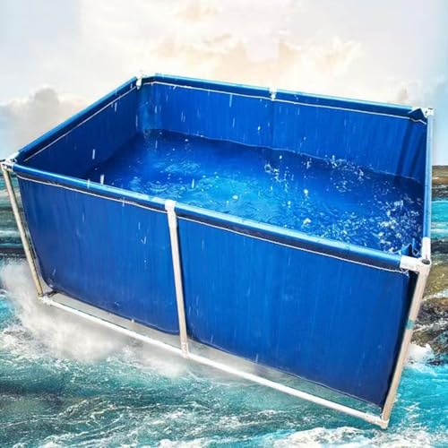 Aquarium für den Außenbereich, mit Halterung, langlebiger, temporärer Teich für Koi-Fische und Schildkröten zum Schwimmen Aquarium für den Außenbereich, mit Halterung, langlebiger, temporärer Teich für Koi-Fische und Schildkröten zum Schwimmen von Generisch