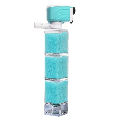 Aquariumfilter – Aquarium-Wasserzirkulationspumpe mit Reinigungsschwamm | Süßwasser- und Salzwasser-Filtermaschine für Zucht, Badezimmer, Toilette, Tiergeschäft, Hobbyisten, - und Aquariumfilter – Aquarium-Wasserzirkulationspumpe mit Reinigungsschwamm | Süßwasser- und Salzwasser-Filtermaschine für Zucht, Badezimmer, Toilette, Tiergeschäft, Hobbyisten, - und von Generisch