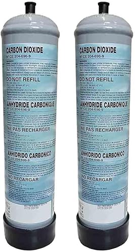 Aquariumline 2 CO2-Flaschen Einweg 600 g für Aquarien mit Anschluss M10x1 Kohlendioxid Aquariumline 2 CO2-Flaschen Einweg 600 g für Aquarien mit Anschluss M10x1 Kohlendioxid von Generisch