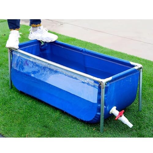 Aquariumpool aus transparentem PVC mit stabilem Rahmen – perfekt für Koi, Goldfische und Hydrokulturpflanzen – idealer Wassertank für den Außenbereich für Gärten und Bauernhöfe Aquariumpool aus transparentem PVC mit stabilem Rahmen – perfekt für Koi, Goldfische und Hydrokulturpflanzen – idealer Wassertank für den Außenbereich für Gärten und Bauernhöfe von Generisch