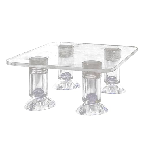 Aquariumpumpenständer, transparenter PC-Sockel, leichte Saugnapfhalterung in 18 x 12 x 5 cm, zum Anheben von Filtern und Pumpen, für Aquarien, Wasserzirkulationssysteme und Wasserausrüstung Aquariumpumpenständer, transparenter PC-Sockel, leichte Saugnapfhalterung in 18 x 12 x 5 cm, zum Anheben von Filtern und Pumpen, für Aquarien, Wasserzirkulationssysteme und Wasserausrüstung von Generisch