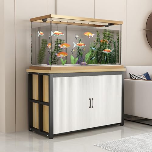 Aquariumtisch mit Aufbewahrungsschrank, Züchtertank Schildkröte, Reptilien-Terrarien, Ständer aus Holz, geeignet für Wohnzimmer, Eingangsbereich Aquariumtisch mit Aufbewahrungsschrank, Züchtertank Schildkröte, Reptilien-Terrarien, Ständer aus Holz, geeignet für Wohnzimmer, Eingangsbereich von Generisch