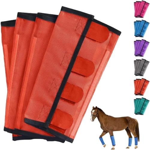 Atmungsaktive Mesh-Leggings Zum Fliegenschutz FüR Pferde,Bequeme Pony-Leggings,Bissfeste Fliegenstiefel FüR Pferde,4er-Set,Bequemer,ReißFester Beinschutz Zum Anbehalten,Verstellbar Und Universell Atmungsaktive Mesh-Leggings Zum Fliegenschutz FüR Pferde,Bequeme Pony-Leggings,Bissfeste Fliegenstiefel FüR Pferde,4er-Set,Bequemer,ReißFester Beinschutz Zum Anbehalten,Verstellbar Und Universell von Generisch