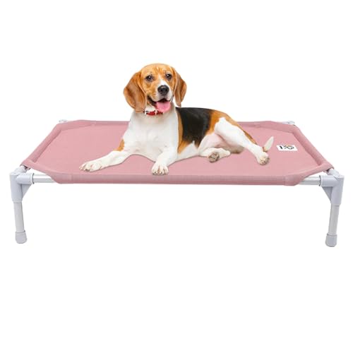 Atmungsaktives Netz-Haustierbett – erhöhtes Hundebett mit Metallrahmen, erhöhtes Hundebett mit Haltbarkeit, doppellagiges Oxford-Netz, Hundebett für Camping, Training, Picknick Atmungsaktives Netz-Haustierbett – erhöhtes Hundebett mit Metallrahmen, erhöhtes Hundebett mit Haltbarkeit, doppellagiges Oxford-Netz, Hundebett für Camping, Training, Picknick von Generisch