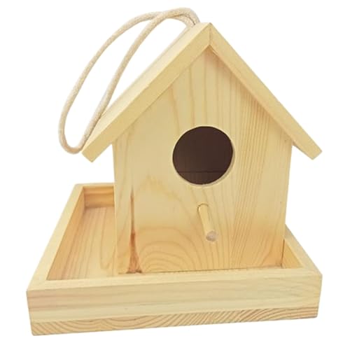 Außerhalb des Vogelhauses, hölzerne Vogelhaus -Feeder,Robuste Nistkäfighütten - Warmes Holznistkasten Haus, Nest Garden Patio für, Baum, Balkon Außerhalb des Vogelhauses, hölzerne Vogelhaus -Feeder,Robuste Nistkäfighütten - Warmes Holznistkasten Haus, Nest Garden Patio für, Baum, Balkon von Generisch