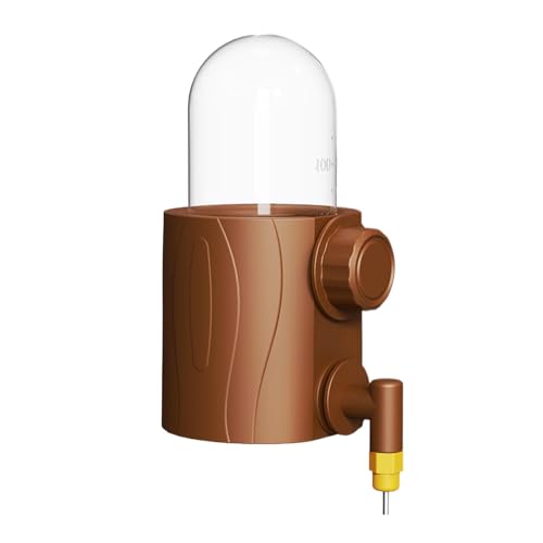 Automatic Bird Drinker, 250ml Water Feeding Bottle, Leak-Proof Drinking Container, Sturdy & Easy to Install, Pet Cage Supply for Small Birds & Parrots, Acrylic and Pp von Generisch