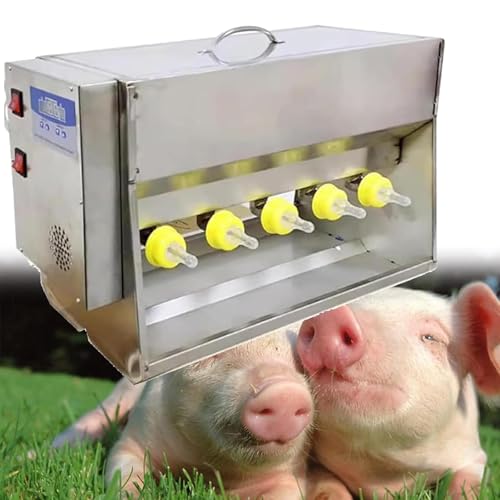 Automatische Ferkel-Futterflasche mit konstanter Temperatur, Silikon-Nippel-Futterstation, ideal für Bauernhof und Weide von Generisch