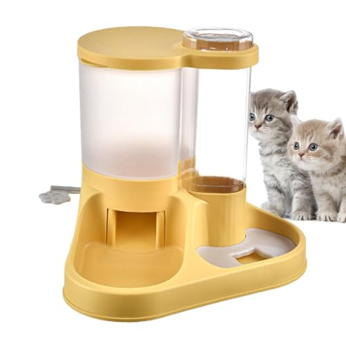 Automatische Futterspender für Hunde – Automatischer Futterautomat für Haustiere | Futterautomat für Katzen | Automatisches Futter- und Wasserspender-Set für Haustiere | Transparentes Fütterungsgerät Automatische Futterspender für Hunde – Automatischer Futterautomat für Haustiere | Futterautomat für Katzen | Automatisches Futter- und Wasserspender-Set für Haustiere | Transparentes Fütterungsgerät von Generisch