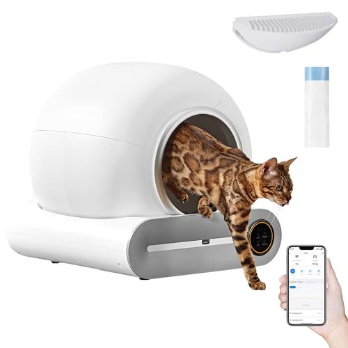 Automatische selbstreinigende Katzentoilette mit Gewichtssensoren und Geruchsentfernung, selbstreinigende Katzentoilette mit großer Kapazität für mehrere Katzen Automatische selbstreinigende Katzentoilette mit Gewichtssensoren und Geruchsentfernung, selbstreinigende Katzentoilette mit großer Kapazität für mehrere Katzen von Generisch