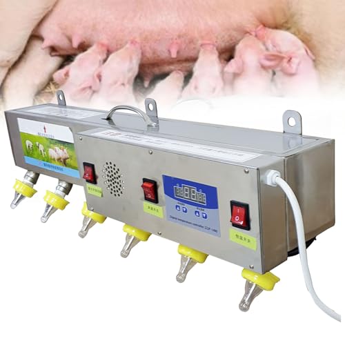 Automatischer Ferkel-Futterspender mit konstanter Temperatur, Milch- und Wasserspender mit Soundsimulation, ideal für die Pflege von Ferkeln und Lämmern Automatischer Ferkel-Futterspender mit konstanter Temperatur, Milch- und Wasserspender mit Soundsimulation, ideal für die Pflege von Ferkeln und Lämmern von Generisch