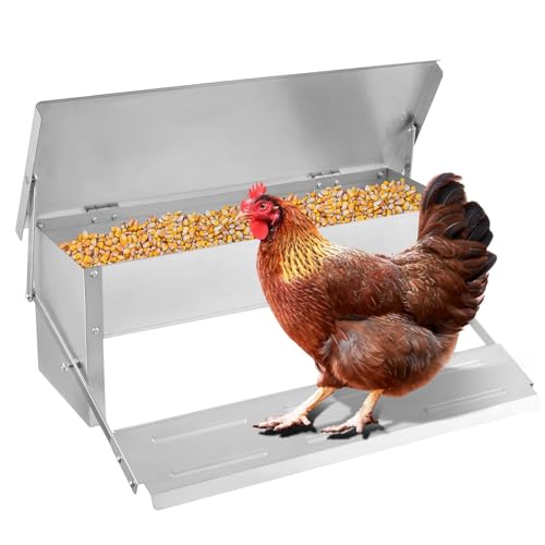 Automatischer Futterspender für Geflügel, mit Laufbetrieb, wetterfestes und rattenfestes Design, ideal für Hühner, Enten und Truthahn Automatischer Futterspender für Geflügel, mit Laufbetrieb, wetterfestes und rattenfestes Design, ideal für Hühner, Enten und Truthahn von Generisch