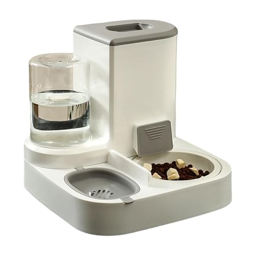 Automatischer Futterspender für Hunde | Haustier Wasser und Futternapf Set | Wassernapf Automatischer Katzenfutterspender | Katzen Wasserspender Set | Selff Dosierende Pet Waterer für Kleine und von Generisch