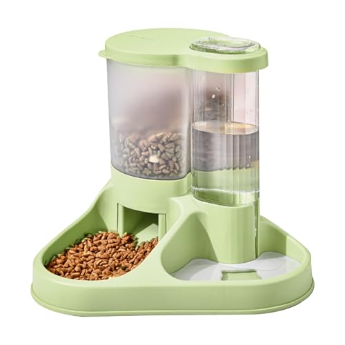 Automatischer Futterspender und Wasserspender Kit für Haustiere – Haustier 2 in 1 Automatisches Futter- und Wasserspender-Kit | Trocken-Nass-Trennung Fütterungswerkzeug für Hunde, Katzen, andere Tiere von Generisch