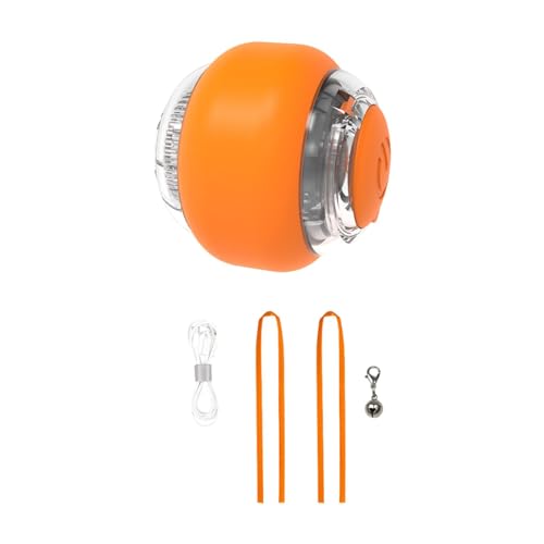 Automatischer Katzenball | Automatischer beweglicher Ball für Katze - Ball Chasing Game Spielzeug, Wiederaufladbarer interaktiver Katzenspielzeugball, Katzenstimulationsspielzeug für den Innenbereich Automatischer Katzenball | Automatischer beweglicher Ball für Katze - Ball Chasing Game Spielzeug, Wiederaufladbarer interaktiver Katzenspielzeugball, Katzenstimulationsspielzeug für den Innenbereich von Generisch