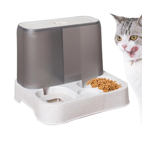 Automatischer Katzenfutterautomat,Automatischer Haustierfutterspender,Futterspender für Katzen, Futterspender für Hunde - Wasserspender, Tierfutterspender, automatischer Hundefutterautomat, Haustierfu von Generisch