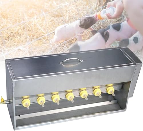 Automatischer Milchspender mit konstanter Temperatur, mit Silikonnippel, ideal für Ferkel-Futterstationen auf Bauernhöfen Automatischer Milchspender mit konstanter Temperatur, mit Silikonnippel, ideal für Ferkel-Futterstationen auf Bauernhöfen von Generisch