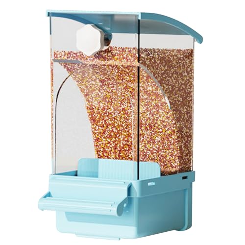 Automatischer Papageienfutterleiter - Kein Messs -Vogel -Feeder | SALAKEET VORBE FEEDING BOX | Vögel Behandelt Spender Käfigzubehör | Haustierversorgung Für Cockatiel Canary Cockatoos Shot -Accessorie von Generisch