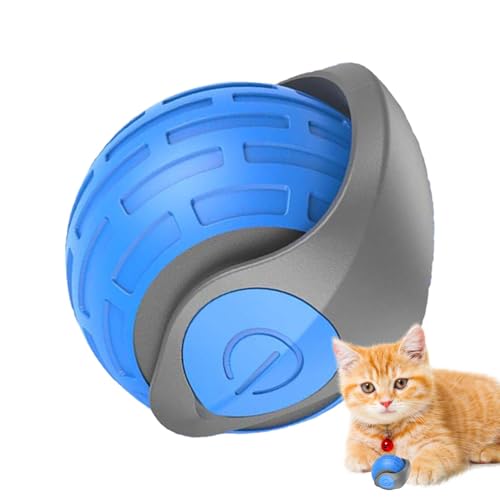 Automatischer Rollball für Katzen, bewegungsaktiviertes Katzenspielzeug, automatischer intelligenter Rollball, Haustierbedarf, intelligenter Haustier-Ball, Spielzeug für Indoor-Katzen, Kätzchen von Generisch