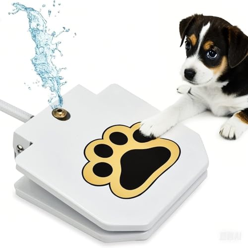 Automatischer Trinkbrunnen für Hunde und Katzen aus Edelstahl – Wassernapf für Innen & Außen mit Auslaufsicherung – Ideal für Haushalt mit Mehreren Haustieren von Generisch