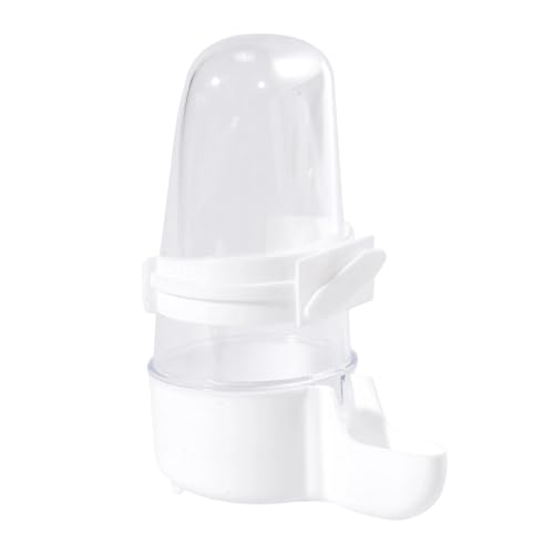 Automatischer Vogelfutterleiter, klarer Futter- und Wasserspender im Cage, Hygiene-Feeder-Technologie, problemloses Fütterungssystem, Papageientrinkerbehälter für Blockier, Lovebirds, Kanarien, 4,72 x von Generisch