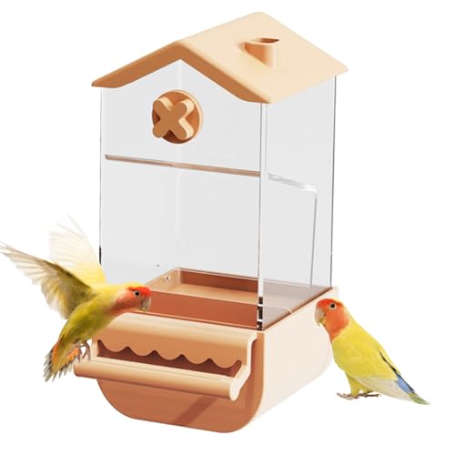 Automatischer Vogelfutterspender Für Käfige | Futterautomat Mit Vorratsbehälter - Wellensittich & Nymphensittich Futterspender Spritzwassergeschützt Automatischer Vogelfutterspender Für Käfige | Futterautomat Mit Vorratsbehälter - Wellensittich & Nymphensittich Futterspender Spritzwassergeschützt von Generisch