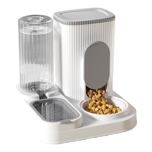 Automatisches Katzenfutter – Futternapf für Katzen | Automatische Futternapf mit großer Kapazität 2 IIN 1 Produkte für Haustiere mit Schüssel von Generisch