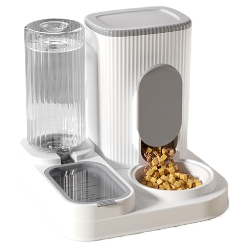 Automatisches Katzenfutter – Futternapf und Trinker von Haustieren | 2 von 1 Automatischer Trinker für Haustiere | Futternapf-Set für Hunde aus Edelstahl abnehmbar Automatisches Katzenfutter – Futternapf und Trinker von Haustieren | 2 von 1 Automatischer Trinker für Haustiere | Futternapf-Set für Hunde aus Edelstahl abnehmbar von Generisch
