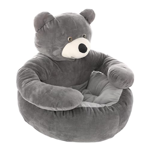 Bär Kuscheltier Haustierbett, Plüsch-Haustierkissen mit Rutschfester Unterseite, Hundebett Katzenbett Flauschig Rund aus Plüsch, Weiches Plüsch-Bär-Design, Heimtierbedarf für Hunde und Katzen Bär Kuscheltier Haustierbett, Plüsch-Haustierkissen mit Rutschfester Unterseite, Hundebett Katzenbett Flauschig Rund aus Plüsch, Weiches Plüsch-Bär-Design, Heimtierbedarf für Hunde und Katzen von Generisch
