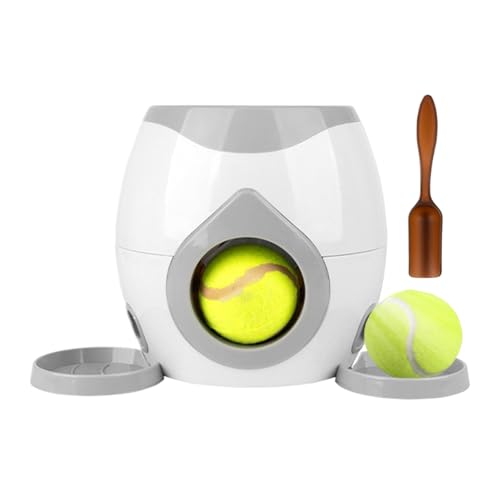 Ballschütze für Hunde, Ballwerfer für Hunde - Automatischer Baseballwerfer - Interaktiver Ball für mit Feeder, mentale Anregungsanreicherung für den Innenbereich im Freien Ballschütze für Hunde, Ballwerfer für Hunde - Automatischer Baseballwerfer - Interaktiver Ball für mit Feeder, mentale Anregungsanreicherung für den Innenbereich im Freien von Generisch
