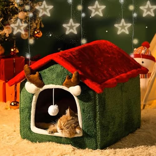 Baoyunjia Katzenbett Weihnachten Hundebetten Weich Waschbar Katzenhöhle Weihnachtsbaum Haustierbett Hundesofa Katzensofa Schlafplatz für Katzen Hunde Baoyunjia Katzenbett Weihnachten Hundebetten Weich Waschbar Katzenhöhle Weihnachtsbaum Haustierbett Hundesofa Katzensofa Schlafplatz für Katzen Hunde von Generisch
