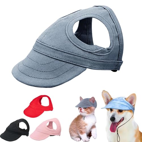 Baseballkappe für kleine Welpen, Haustiere, Sommer, Oxford-Baseballvisier, Sonnenschutz, Katzenohren, Hunde, Welpen, Tau Baseballkappe für kleine Welpen, Haustiere, Sommer, Oxford-Baseballvisier, Sonnenschutz, Katzenohren, Hunde, Welpen, Tau von Generisch