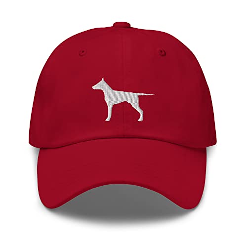 Basecap mit Hund, Dobermann hochwertige Stickerei, Hundemotiv, Kappe, Baseballcap, Basecap, Unisex von Generisch