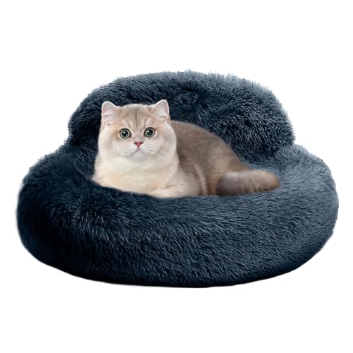 Beruhigendes Donut-Hundebett | Rundes Donut-Plüsch-Hundebett – erhöhte Kanten, rutschfestes, gemütliches Sofa für Nachtschlaf, stürmisches Wetter, tägliche Erholung, Wohnung, Spielbereich, Zuhause Beruhigendes Donut-Hundebett | Rundes Donut-Plüsch-Hundebett – erhöhte Kanten, rutschfestes, gemütliches Sofa für Nachtschlaf, stürmisches Wetter, tägliche Erholung, Wohnung, Spielbereich, Zuhause von Generisch