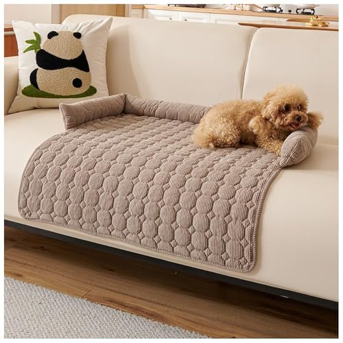 Beruhigendes Hundebett-Sofa-Schutz, flauschig, weich, waschbar, mit rutschfester Unterseite für ultimativen Komfort, ideale Haustiermatte für Hunde Beruhigendes Hundebett-Sofa-Schutz, flauschig, weich, waschbar, mit rutschfester Unterseite für ultimativen Komfort, ideale Haustiermatte für Hunde von Generisch