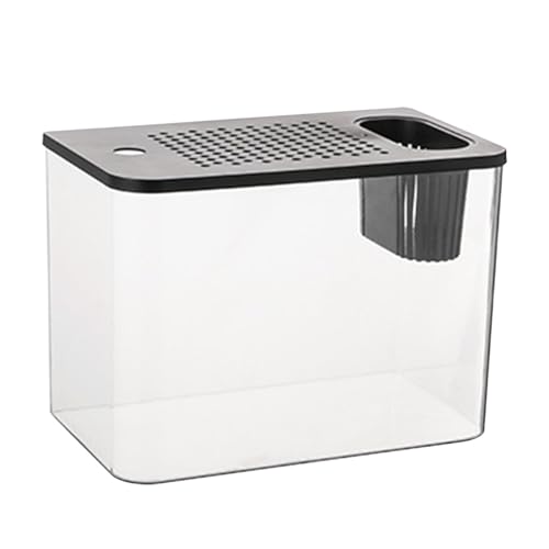 Betta Aquarium – Betta Fish Tank | Transparente Schildkrötenbecken Aquarium Fischschalen Kompaktes Aquarium Kleine Aquarien für kleine Fische, Schildkrötenzucht, Kinder, Erwachsene, Schildkrötenbecken Betta Aquarium – Betta Fish Tank | Transparente Schildkrötenbecken Aquarium Fischschalen Kompaktes Aquarium Kleine Aquarien für kleine Fische, Schildkrötenzucht, Kinder, Erwachsene, Schildkrötenbecken von Generisch
