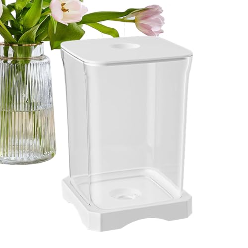 Betta Fish Tank, Tabletop Aquarium, Starter Kit with Built In LED Lamp, Rectangular Aquatic Enclosure, Small Fish Tanks, Ideal for Table Top, Desk Decoration von Generisch