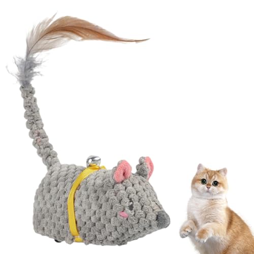 Bewegen von Mäusen Katzenspielzeug, Spielzeugmäuse für Katzen, die rasseln - Automatisch bewegende Mäuse Tierspielzeug | Kitten Langeweile Training, wiederaufladbares Übungsspiel, Bewegung für alle Kä Bewegen von Mäusen Katzenspielzeug, Spielzeugmäuse für Katzen, die rasseln - Automatisch bewegende Mäuse Tierspielzeug | Kitten Langeweile Training, wiederaufladbares Übungsspiel, Bewegung für alle Kä von Generisch