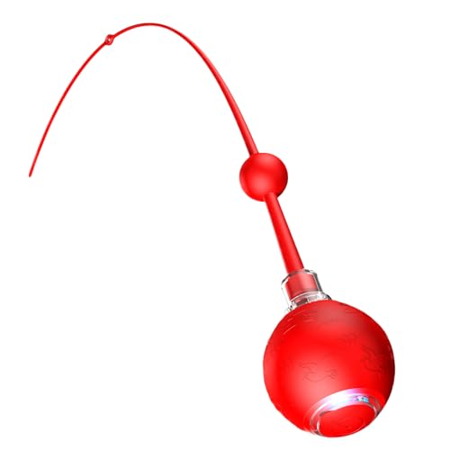 Beweglicher Ball Spielzeug Für Katzen,3 Modi Interaktiver Katzenball Mit Bewegungsstimulation | Elektrisches Rollspiel Mit Schwanz Für Geistige Anregung Jagdtraining Aufladbar Beweglicher Ball Spielzeug Für Katzen,3 Modi Interaktiver Katzenball Mit Bewegungsstimulation | Elektrisches Rollspiel Mit Schwanz Für Geistige Anregung Jagdtraining Aufladbar von Generisch
