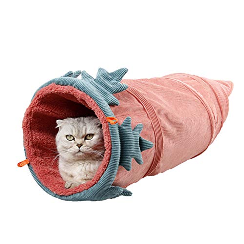 Big for Cat Tunnel Cat for Play Tunnel Cloth Warm Cord Hideaway Crinkle Tunnel for Small von Generisch