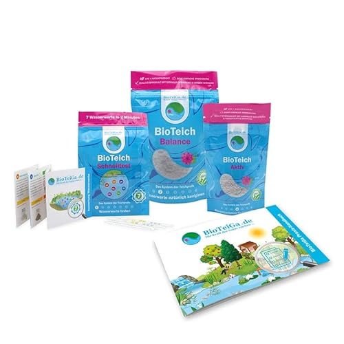 BioTeiGa Grünwasser Plus-Set 5000L | Gegen grünes & trübes Teichwasser | 12 Mikroorganismen-Arten inkl. Karbonathärte-Stabilisierung, Schnelltest & Handbuch | Biologisch, sicher & effektiv BioTeiGa Grünwasser Plus-Set 5000L | Gegen grünes & trübes Teichwasser | 12 Mikroorganismen-Arten inkl. Karbonathärte-Stabilisierung, Schnelltest & Handbuch | Biologisch, sicher & effektiv von Generisch
