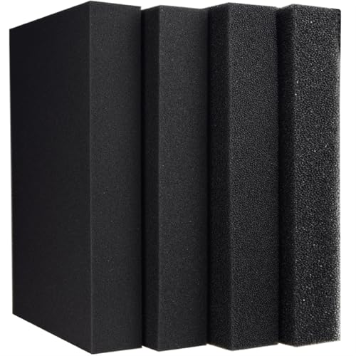 Biochemischer Baumwollfilter für Aquarien, praktischer Schaumstoff, Schwarz, verschiedene Größen 15, 25, 35, 50 PPI (50 x 25 x 2 cm, 35 PPI) von Generisch