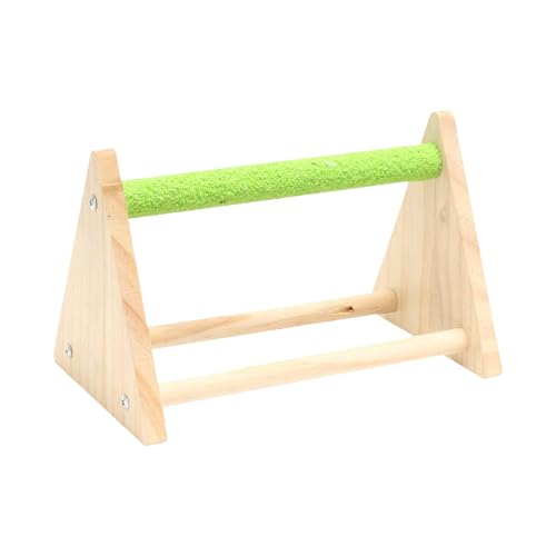 Bird Playground Barch - Vogeltraining Barsch Stand - Vogel Aktivitätsspielzentrum | Triangle Barch Playplatz Für Sittich Canary Cockatiel Finch -Training Spielzeug Für Innenseite Außerhalb Der Kä von Generisch