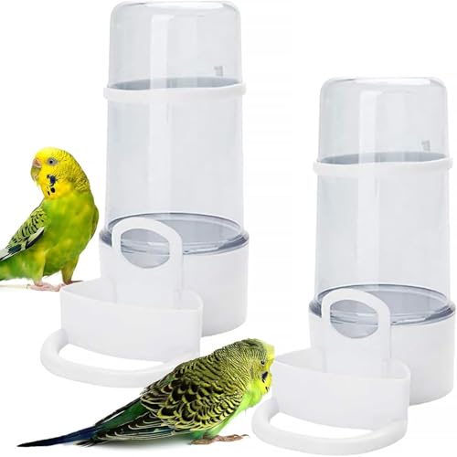 Bird Water Dispenser- 2 Pieces of Bird cage budgisage Automatic Drinking Bottles for cage, Parrots Feed Dispenser, Bird Accessories Wave sittish Accessories Bird Water Dispenser- 2 Pieces of Bird cage budgisage Automatic Drinking Bottles for cage, Parrots Feed Dispenser, Bird Accessories Wave sittish Accessories von Generisch