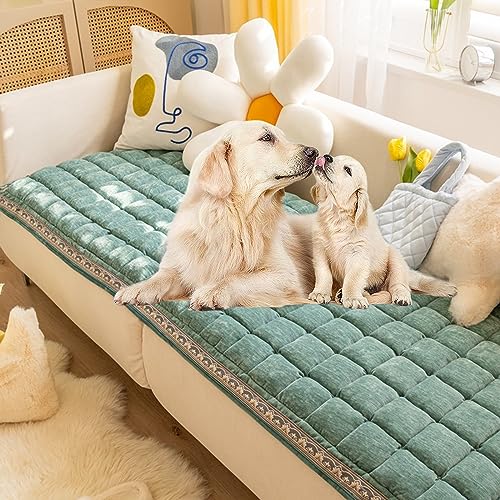 Boho gesteppter Couchbezug aus Baumwolle, Hundebett-Matte – lustige, rutschfeste Sofabezüge, waschbarer Schonbezug für Kissen, Möbelschutzmatte für Katzen und Kinder Boho gesteppter Couchbezug aus Baumwolle, Hundebett-Matte – lustige, rutschfeste Sofabezüge, waschbarer Schonbezug für Kissen, Möbelschutzmatte für Katzen und Kinder von Generisch