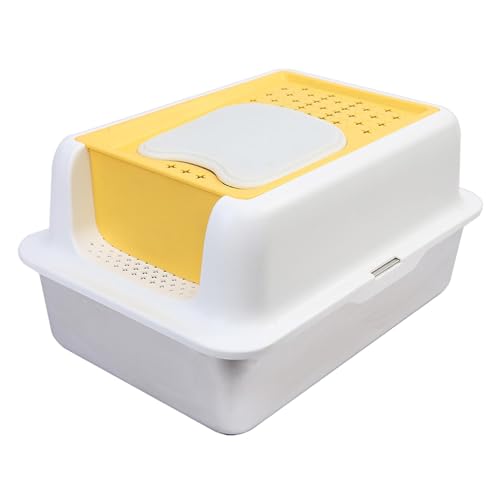 Box mit geschlossener Box | Abnehmbare Katzenbox, Geruchskontrolle, extra große Box für Haustiere, Katzen, Haustierbox, Katzentoilettenbox Box mit geschlossener Box | Abnehmbare Katzenbox, Geruchskontrolle, extra große Box für Haustiere, Katzen, Haustierbox, Katzentoilettenbox von Generisch