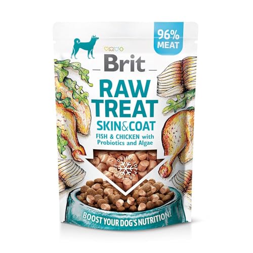 Brit Dog Snack Raw Treat 40g (Fish & Chicken - Skin & Coat) von Generisch